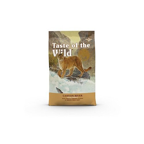 Taste Of The Wild canyon river feline hrana za mačke pastrmka i dimljeni losos 2kg Slike