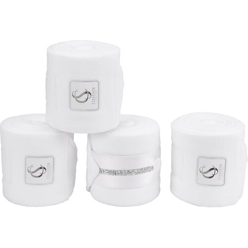 ESKADRON Povoji Fleece Jewel, white - Full Slike