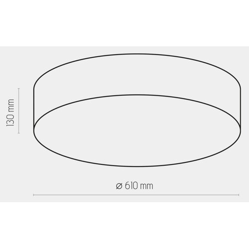  plafonsko svetlo rondo 4xE27/15W/230V, prečnika 61 cm, bež Slike
