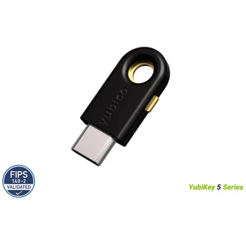 Yubico varnostni ključ YubiKey 5C FIPS, USB-C, črna