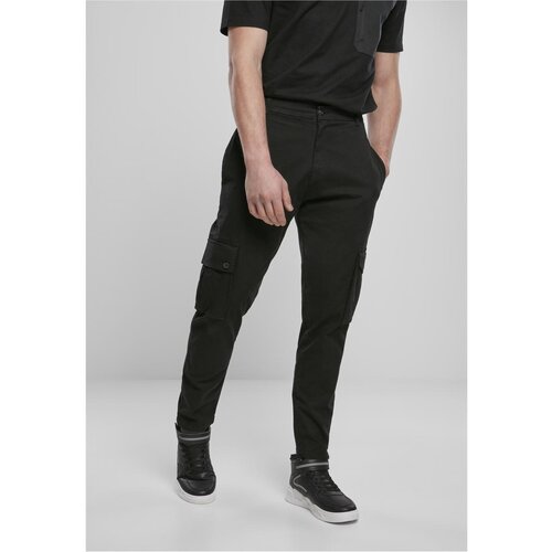 Urban Classics Tapered Cargo Pants Black Slike