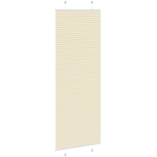  Plisirana zavjesa krem boje 70x200 cm &amp;Scaron;irina tkanine 69,4 cm Poliester Slike