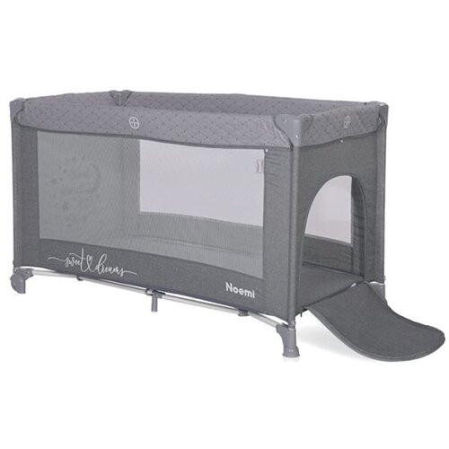 Lorelli prenosivi krevet noemi 1 nivo - cool grey star ( 10080542216 ) Slike