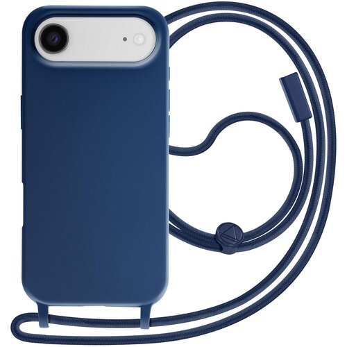 AVIZAR Ovitek za iPhone Air iz silikona Soft Touch z nastavljivo vrvico za okoli vratu, Modra, (5000190412) Cene