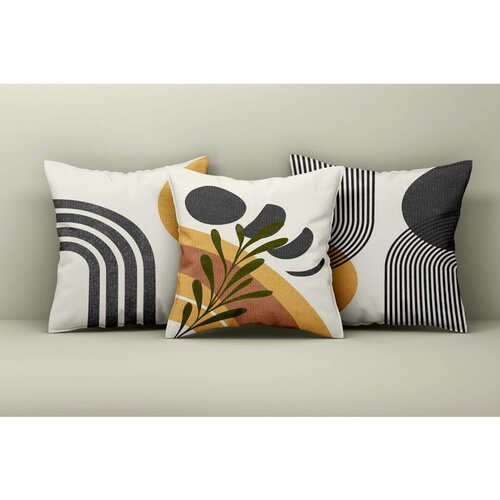 WALLXPERT Asr_plw25 - 53 multicolor cushion cover set (3 pieces) Cene