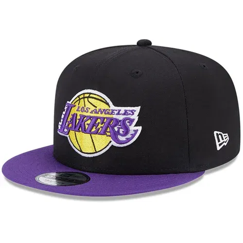 New Era LA Lakers Team Side Patch Black 9FIFTY Snapback Cap