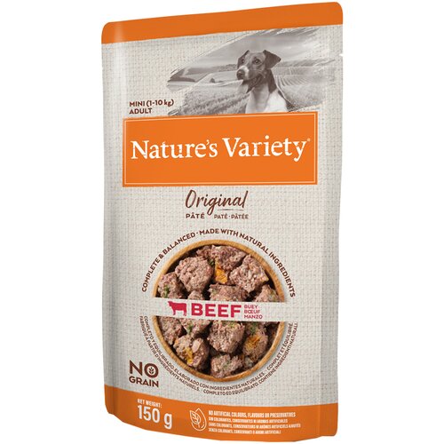  Ekonomično pakiranje Nature's Variety Original Pat&eacute; No Grain Mini 16x 150g - Govedina Cijene