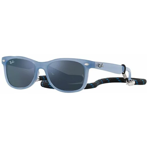 Ray-ban Otroška sončna očala Junior New Wayfarer mornarsko modra barva, 0RJ9052S