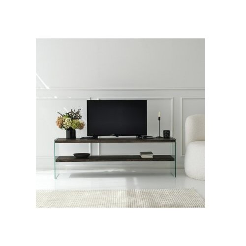 Hanah home TV polica Aqua TV Anthracite Slike