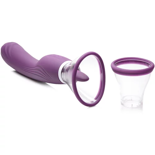 Lickgasm 8X Licking and Sucking Vibrator Purple
