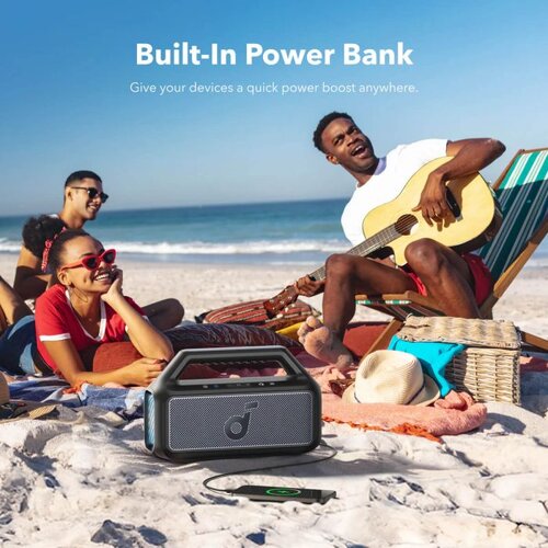 Anker Soundcore BOOM 2 prenosni Bluetooth zvočnik, črn Cene