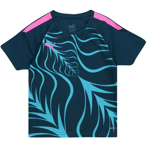 Puma Tehnička sportska majica 'IndividualLIGA' mornarsko plava / azur / roza