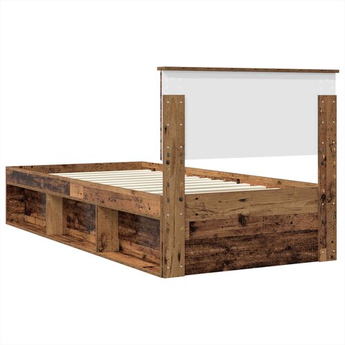  Krevetna konstrukcija Staro drvo 90 x 200 cm Konstruirano drvo Slike