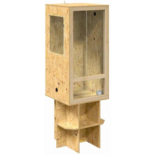 vidaXL Terarij Rjava 50 x 50 x 150 cm OSB, (5000232643) Cene