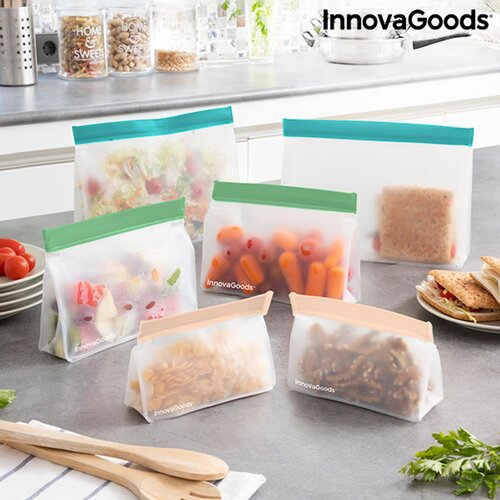 InnovaGoods Set vrećica za višekratnu upotrebu Zags 6 Dijelovi Cijene