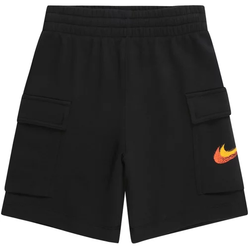 Nike Sportswear Hlače žuta / narančasta / crna