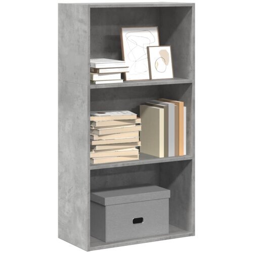 vidaXL Regal za knjige siva boja betona 60x30x114 cm konstruirano drvo Cene