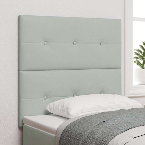  LED svetilka za vzglavnik Siva 100 cm Žamet, (22051337) Cene