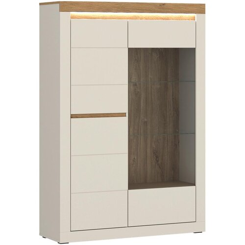 Modern Living Vitrina Naxxar, Barva Hrasta, Ka&scaron;mir Cene