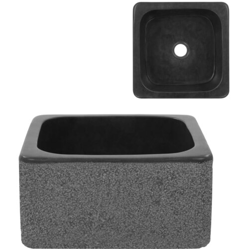  Umivaonik od riječnog kamena 30 x 30 x 15 cm crni Cijene