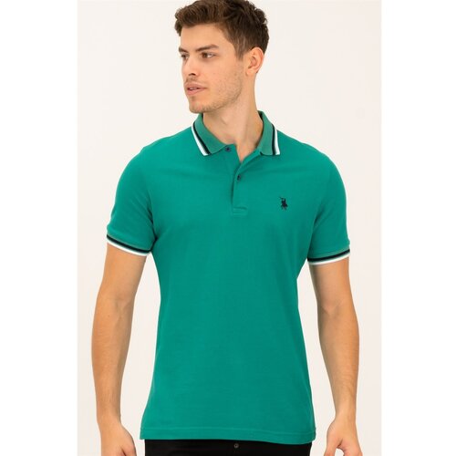 Dewberry T8594 MEN'S T-SHIRT-LIGHT GREEN Cene