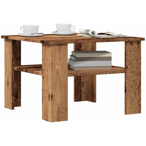 VidaXL Stol za kavu staro drvo 60x60x42 cm konstruirano drvo Slike