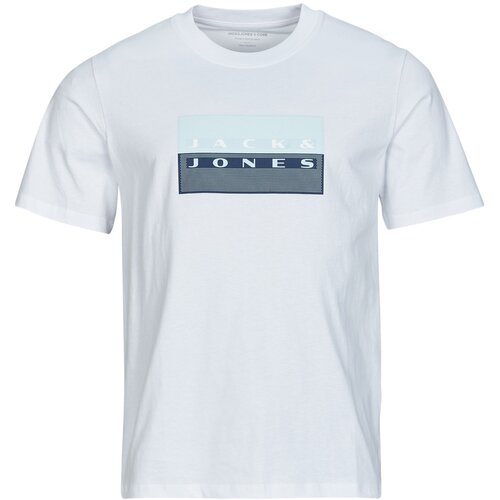 Jack & Jones Mu&scaron;ka majica Jcofusion Dots Print Tee Ss Crew Sn, Bela Cene