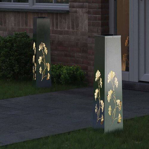  Solarna LED svjetlost za stazu 2 pcs Nehrđajući čelik Slike