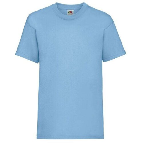 Fruit Of The Loom Blue Cotton T-shirt Slike