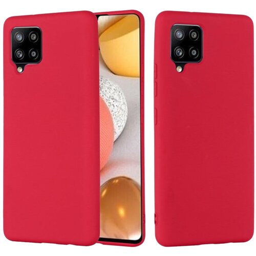  Ovitek za Samsung A42 5G | Liquid Silicone | Rdeč Cene