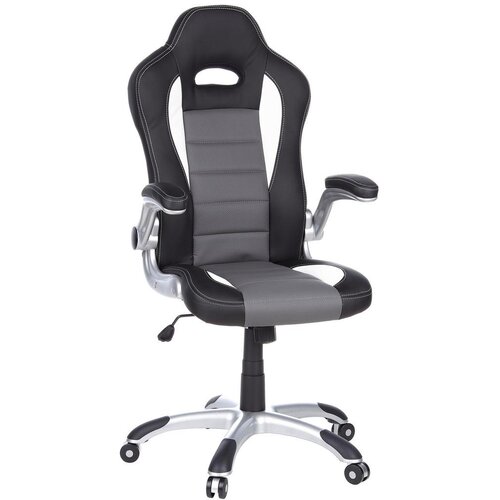 MID.YOU Gaming Stol Game Sport, Črna, Bela, Siva Cene