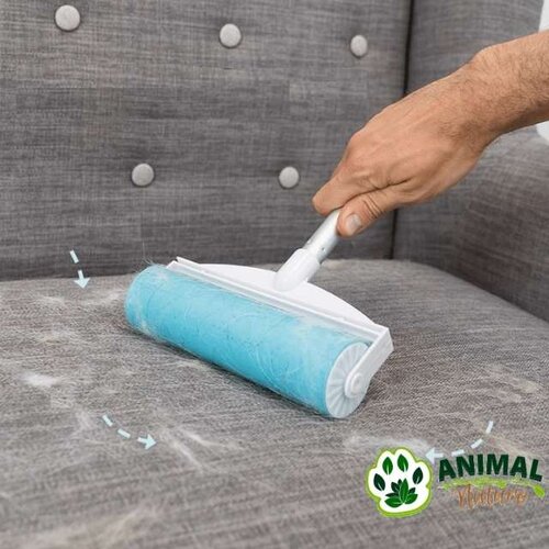 Trixie Roller čistilec za či&amp;scaron;čenje tekstila XXL 20x30 cm siva/bela Slike