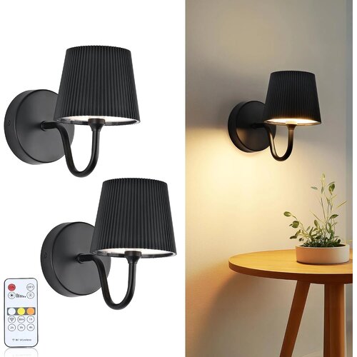 LUMINEXDESIGNS 2x polnilna LED stenska luč z daljincem Cene