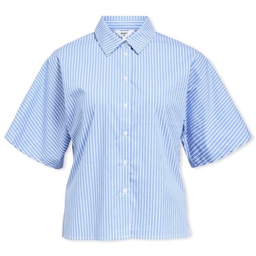 .OBJECT Tutta Shirt - Cornflower Blue/White Plava Slike