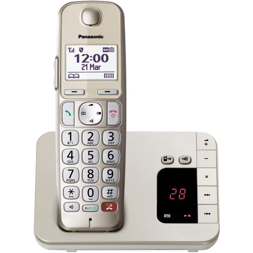 Panasonic KX-TGE260GN šampanjac bežicni telefon s automatskim odgovorom Cijene