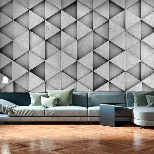  tapeta - Grey Triangles 150x105