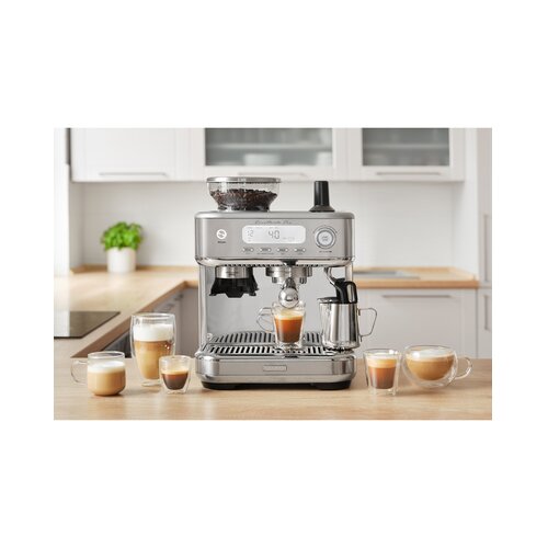 Sencor SES 6050SS Espresso aparat za kavu, LCD ekran, 15 bar, 1770W, srebrni Slike