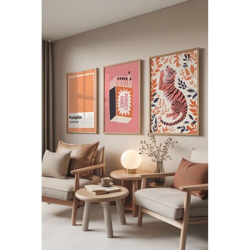WALLXPERT Č-300897 - 3040 višebojni set dekorativnih slika (3 komada) Cene