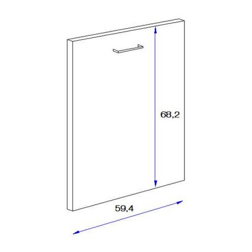 Lesnina XXXL vrata pomivalnega stroja neo, bela, &amp;scaron;. 60 cm Slike