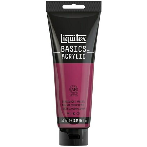 LIQUITEX basics Akrilna boja (Kvinakridon-purpurnocrvena, 250 ml, Tuba) Slike