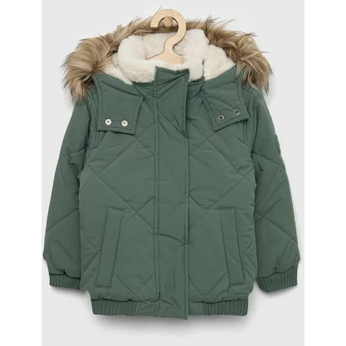 Abercrombie & Fitch Dječja jakna boja: zelena