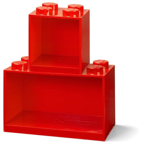 Lego Set od 2 dječje crvene zidne police Brick Cijene