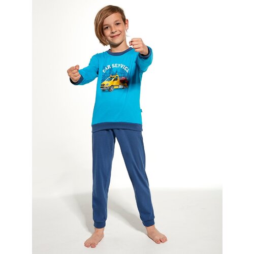 Cornette Pyjamas Kids Boy 477/130 Car Service 86-128 turquoise Slike