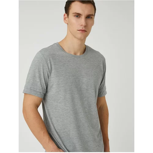 Koton T-Shirt - Gray - Basics