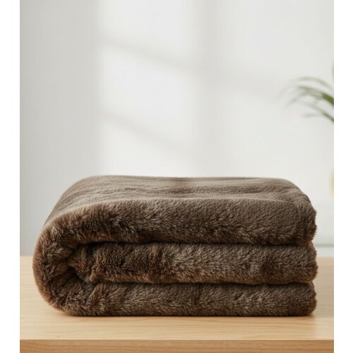 Master Deka Flanel s umjetnim krznom 150x200cm 260gsm 38# smeđa Cijene