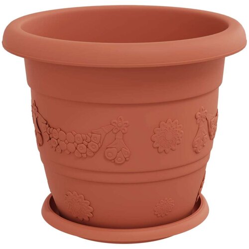  Saksije za biljke 6 pcs Crvena cigla &amp;Oslash; 26 x 21.5 cm Plastika Slike