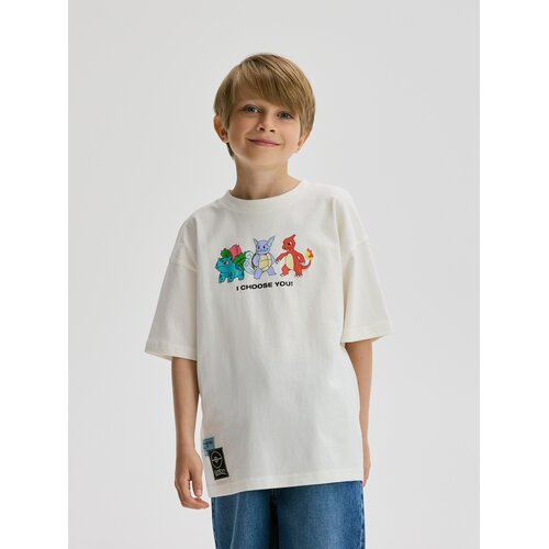 Reserved BOYS` T-SHIRT - krem Cijene