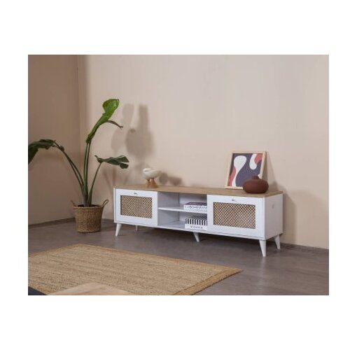 Hanah home TV polica Goose White Oak Slike