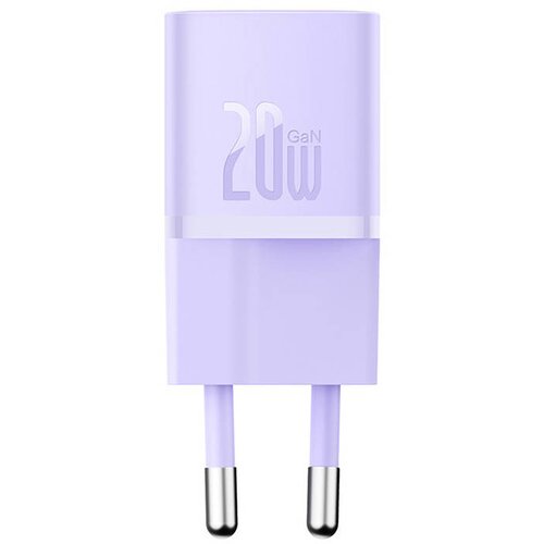 Baseus GaN5 20W mini omrežni polnilec (vijolične barve), (21065596) Slike
