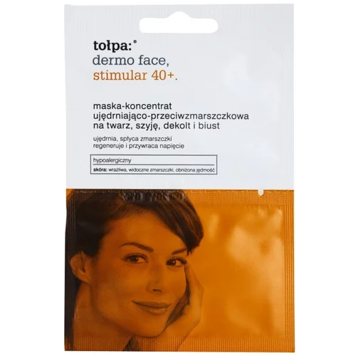 Tołpa Dermo Face Stimular 40+ učvršćujuća maska za mlohavu kožu lica 2 x 6 ml